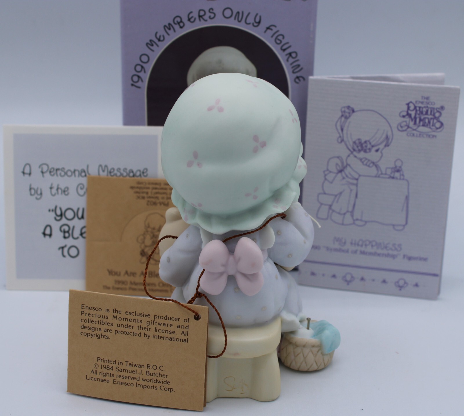 Precious Moments NIB “You Are A Blessing To Me” Figurine ~ 1990 #PM902