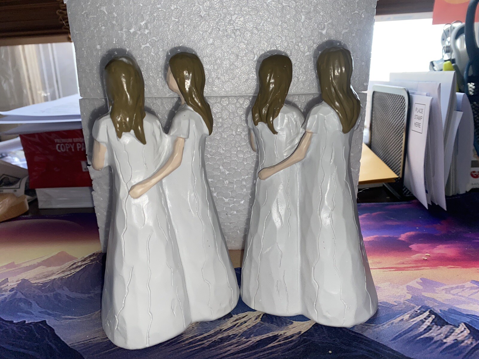 GIFT SET OF 2 “Sister I Got To Choose” Friend Statue 2 Women Figuerines 5.7″