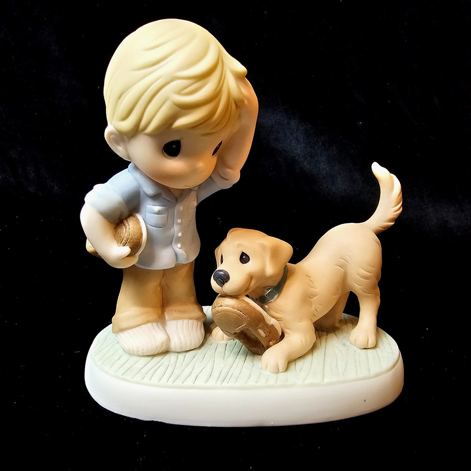 Precious Moments “Sole Mates” Dog Chewing Loafer Shoe Man’s Best Friend NEW