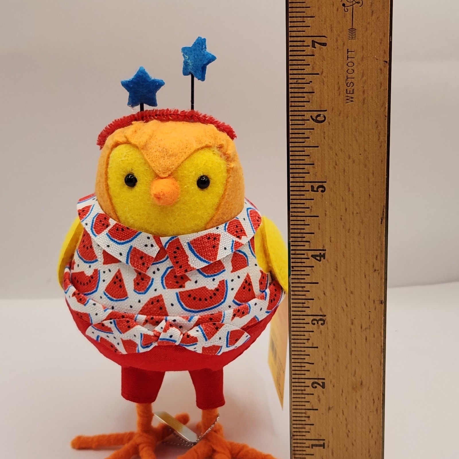 Target Fabric Bird Featherly Friends Mellie Decorative Figurine Sun Squad