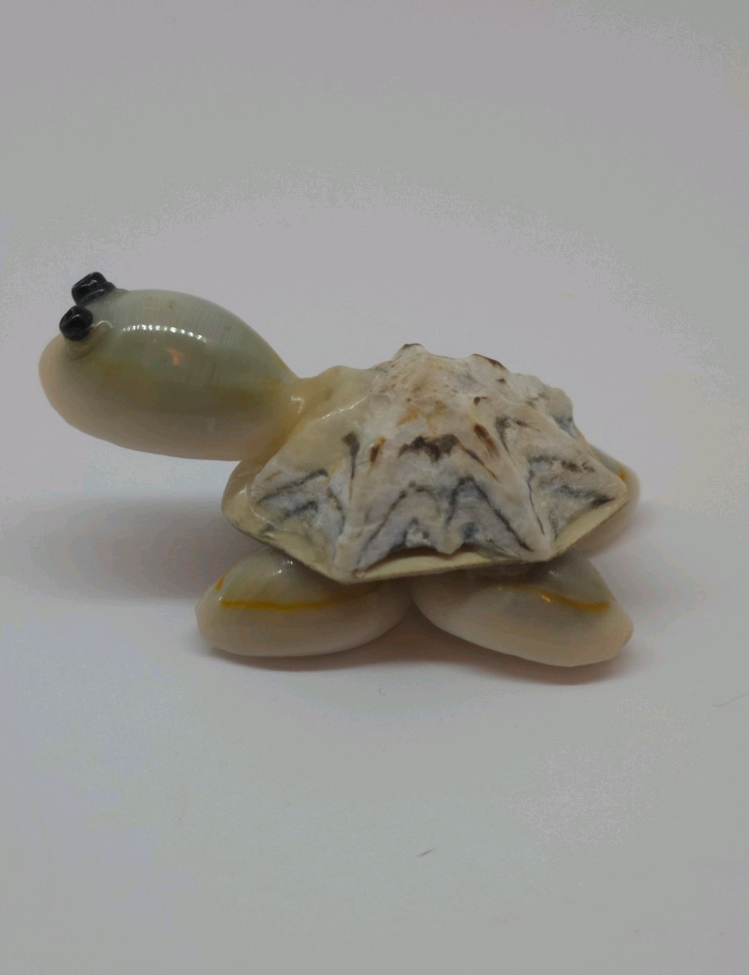 Miniature Animal Sea Shell Trio Rabbit Turtle Creatures