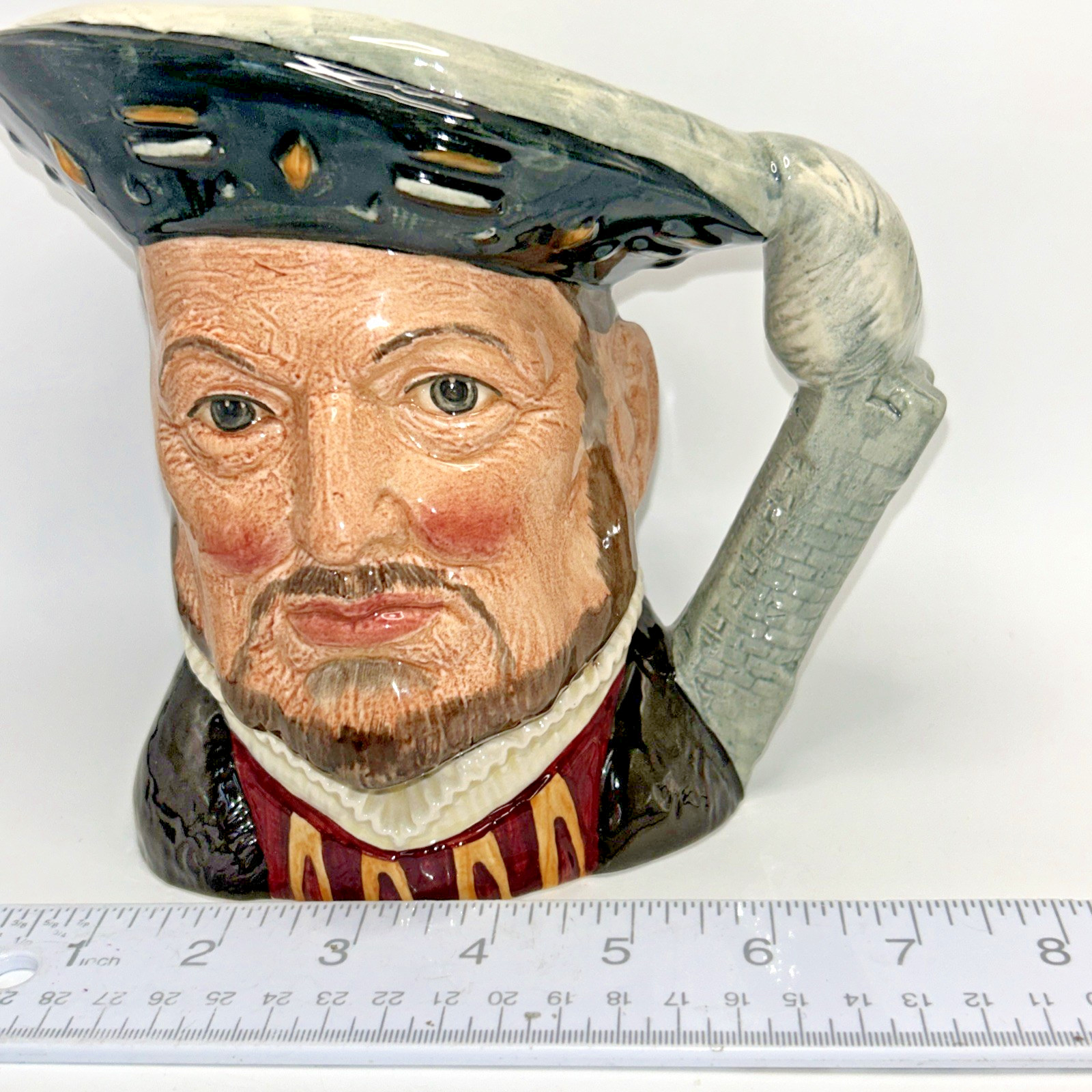Vtg Royal Doulton King Henry VIII Character Jug D6642 Large Toby Mug Excellent