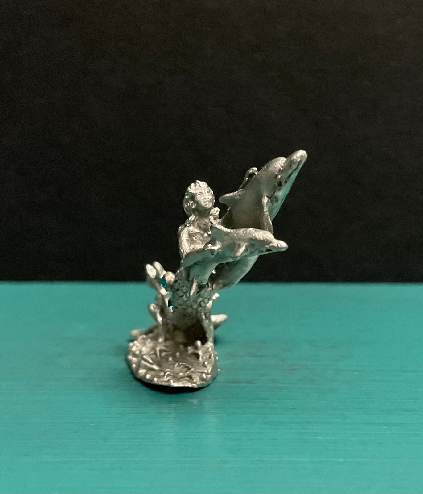 CCI Pewter Little Mermaid Ocean Sea Life Creature Maiden Decor Siren Figurine