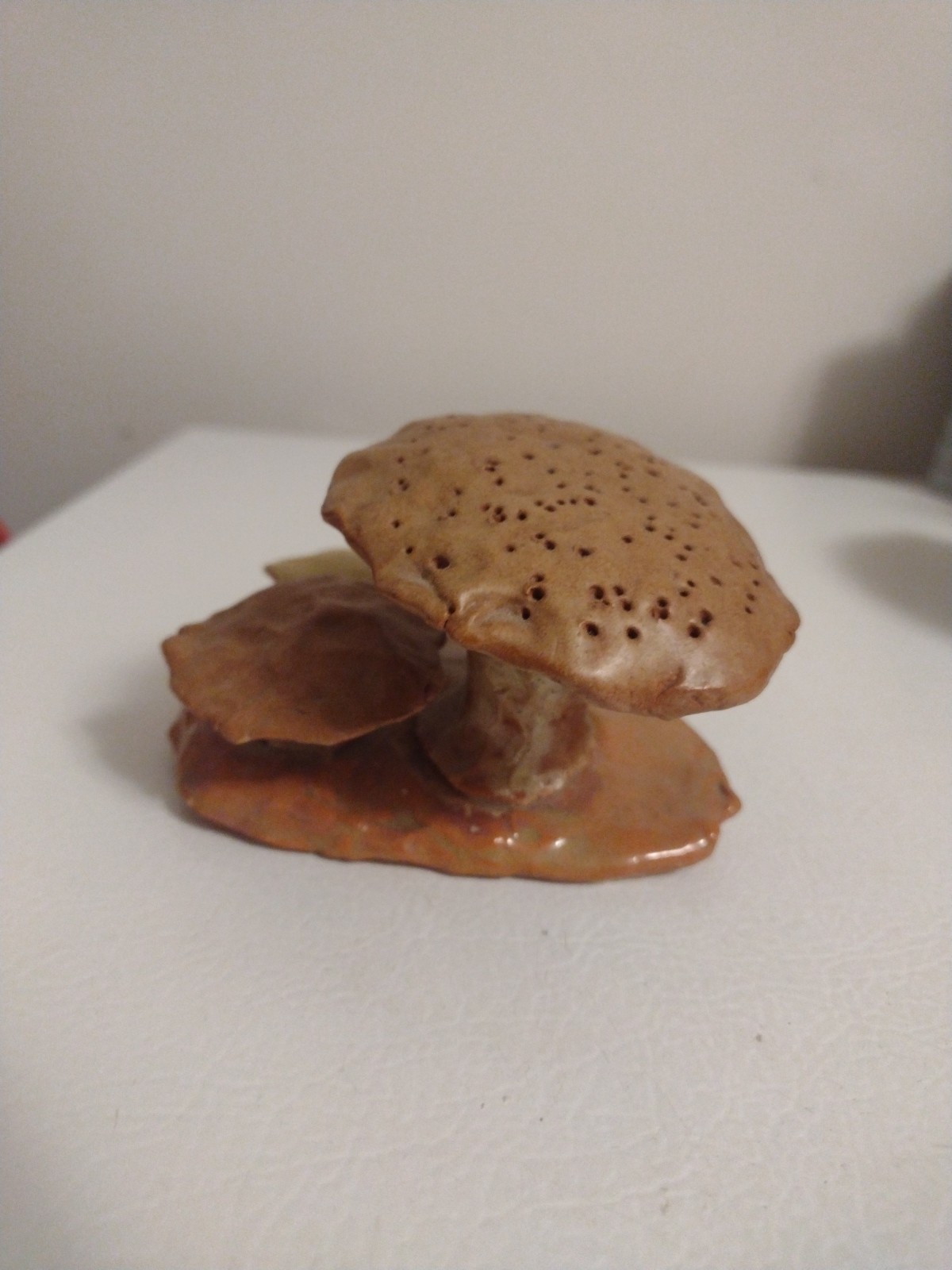 Vintage Sponge Mushroom Studio Clay Pottery Artisan Handmade
