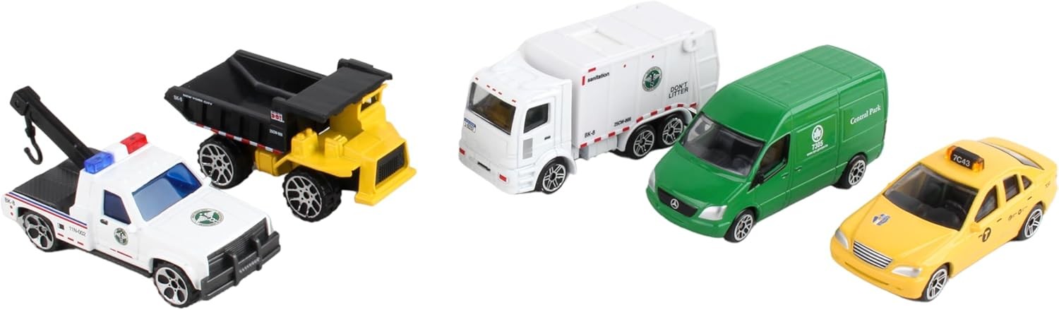 Daron New York City Official Vehicle Set 5-Piece, Medium