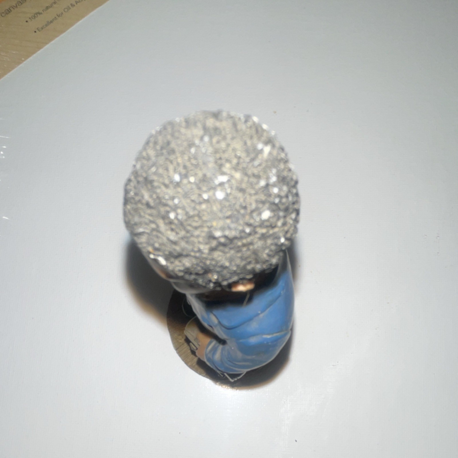Young’s Resin Businessman Figurine Blue Beige Brown Black Hand Painted Sculpture