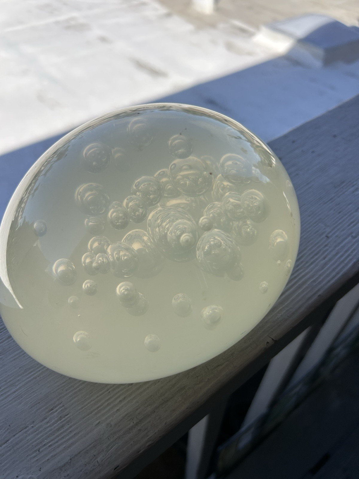 MCM Bulbous Resin Bubble Sculpture Owned By A Great Artist Fun Everlasting Rare