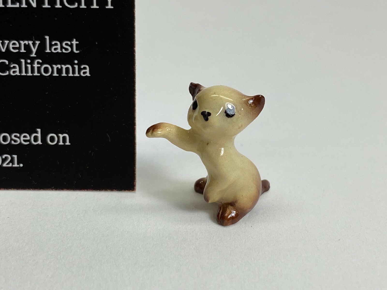 Hagen Renaker #818 008 NOS Boxing Kitten 2021 Last of the Stock Free Shipping