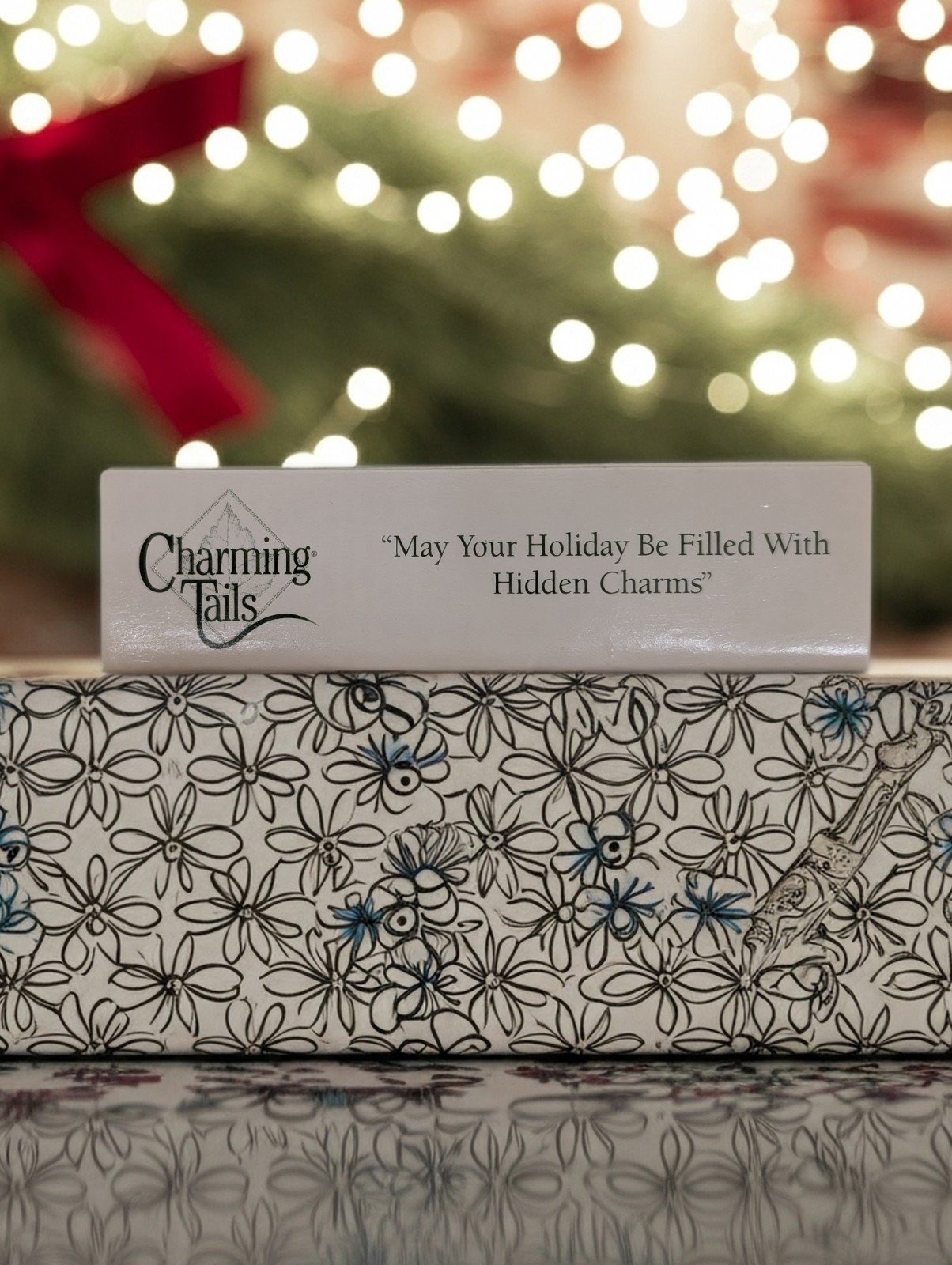 *RARE* Charming Tails May Your Holiday Be Filled W/Hidden Charms 87/168 + 2 Mini