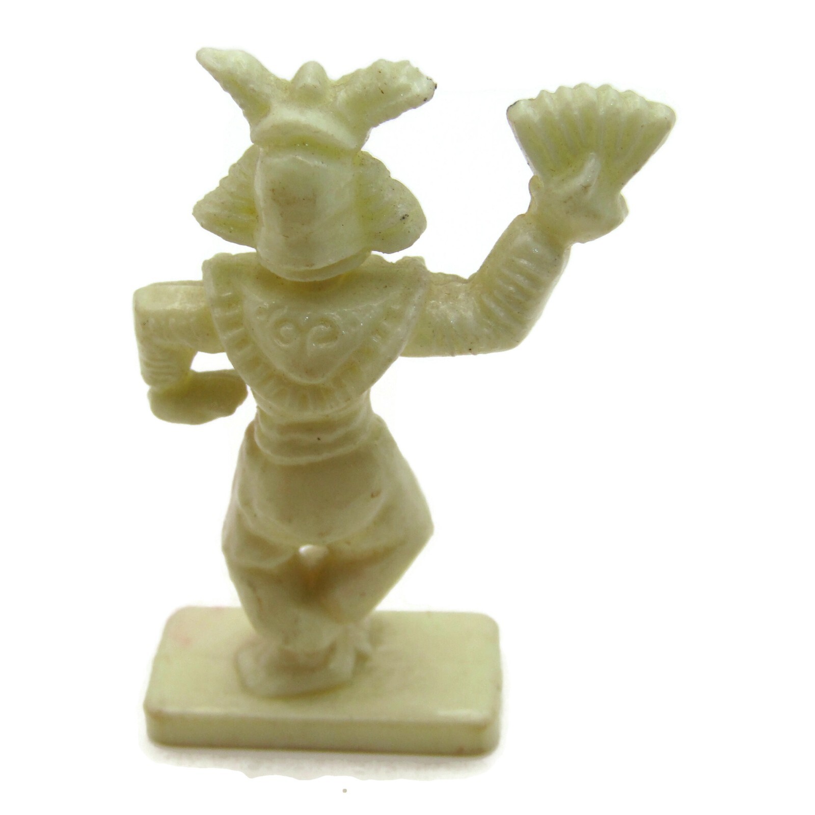 Vintage Bali Dancer Figurine Miniature Plastic Indonesian Traditional Dancer w/