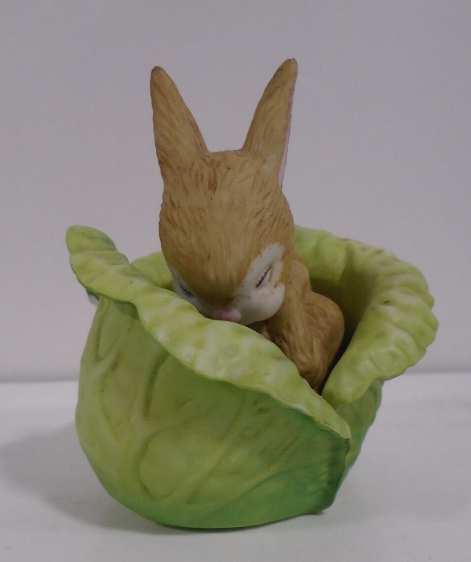 Franklin Mint 1984 Woodland Surprises Rabbit Hand Painted Jacqueline B Smith