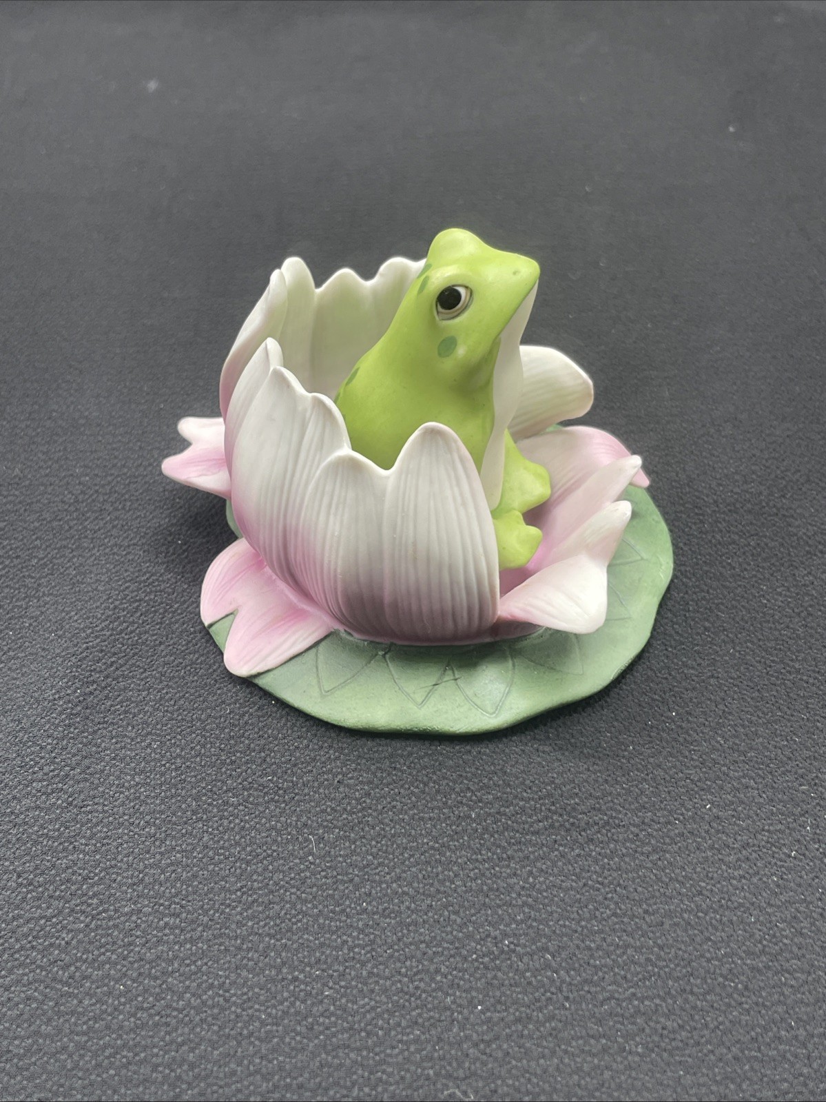 Franklin Mint 1984 Woodland Surprises Frog Hand Painted Jacqueline B Smith