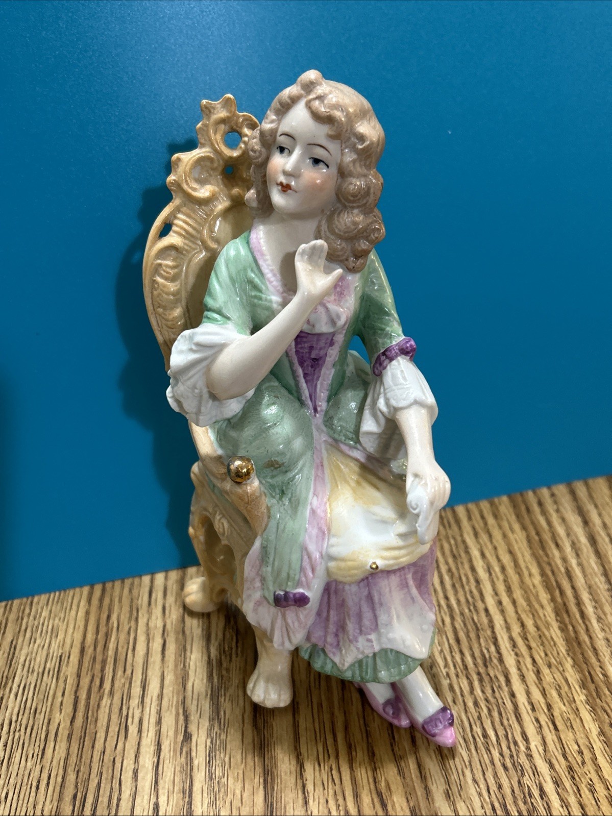Antique Rare Victorian Grafenthal 1885 Porcelain Woman 11980