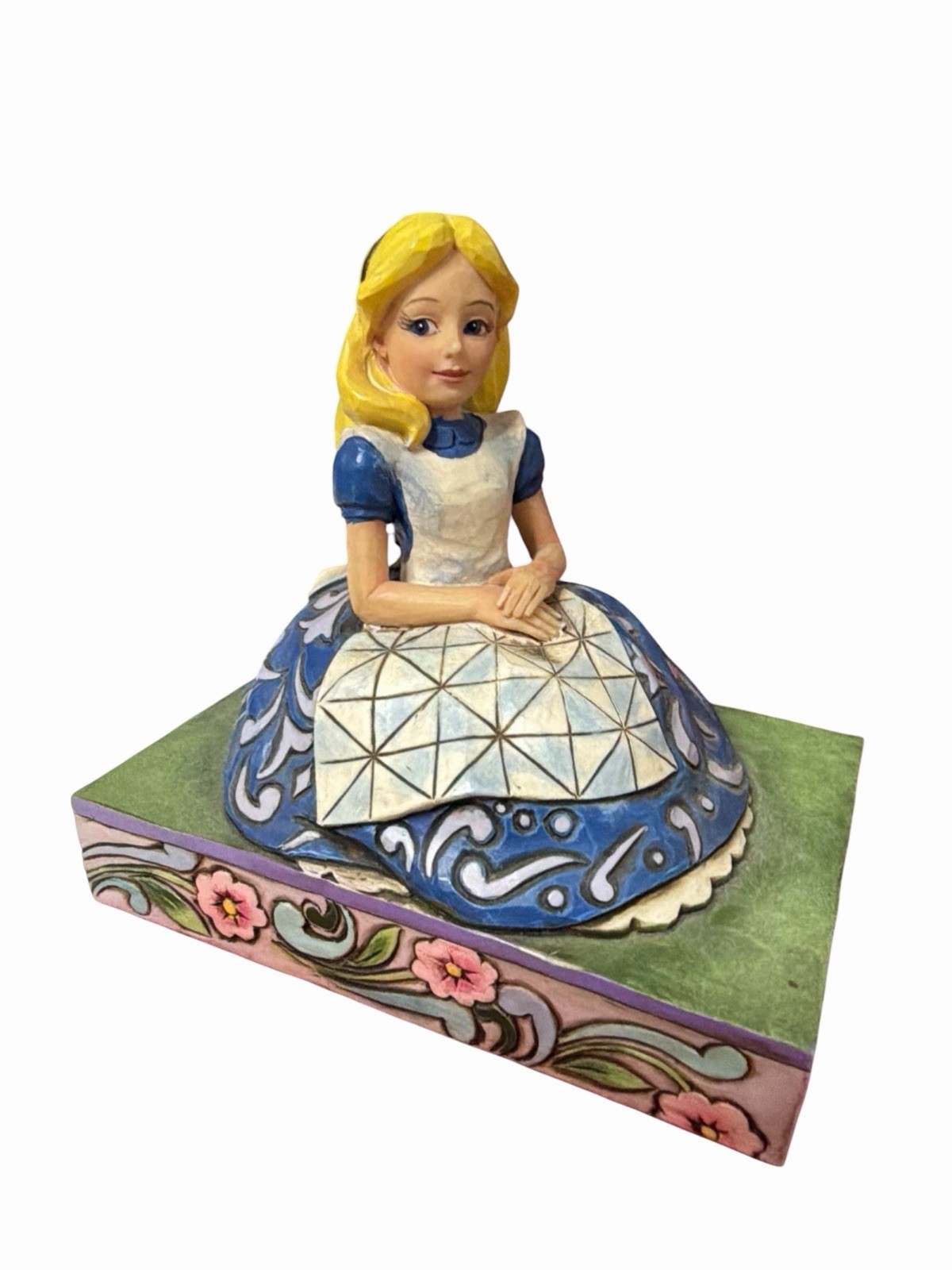 DISNEY Alice In Wonderland Jim Shore “Awaiting An Adventure” Showcase Collection