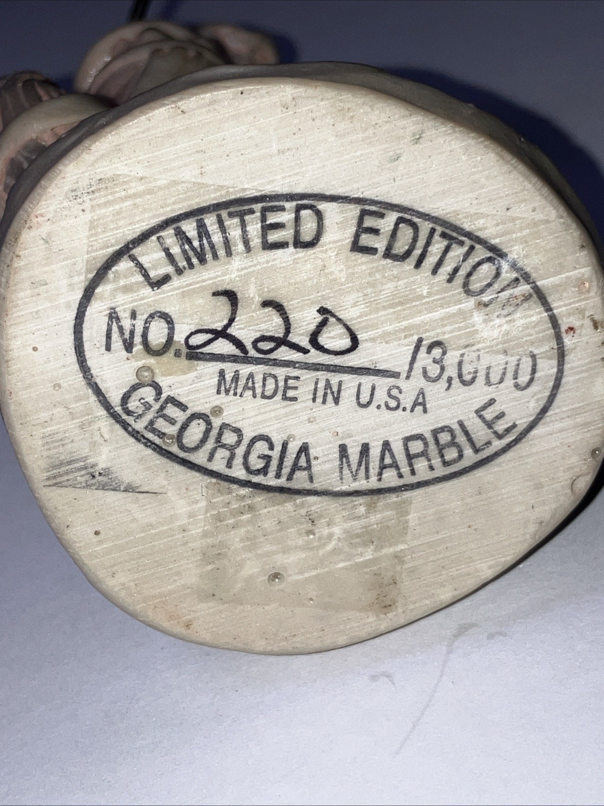 GEORGIA MARBLE Lady Golfer Figurine 5in Limited Edition #220 of 3000🇺🇸USA Made