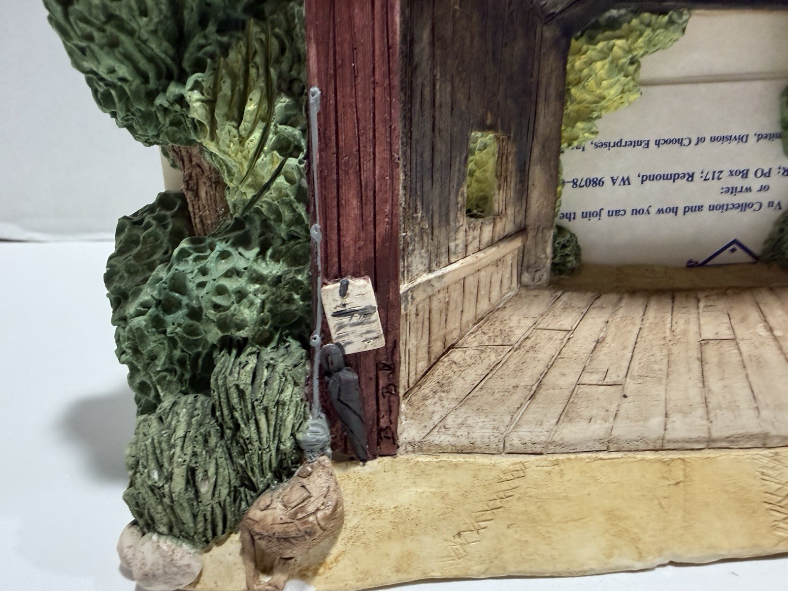Vintage Brian Baker’s Deja Vu Science Route Covered Bridge Cottagecore Decor 90s
