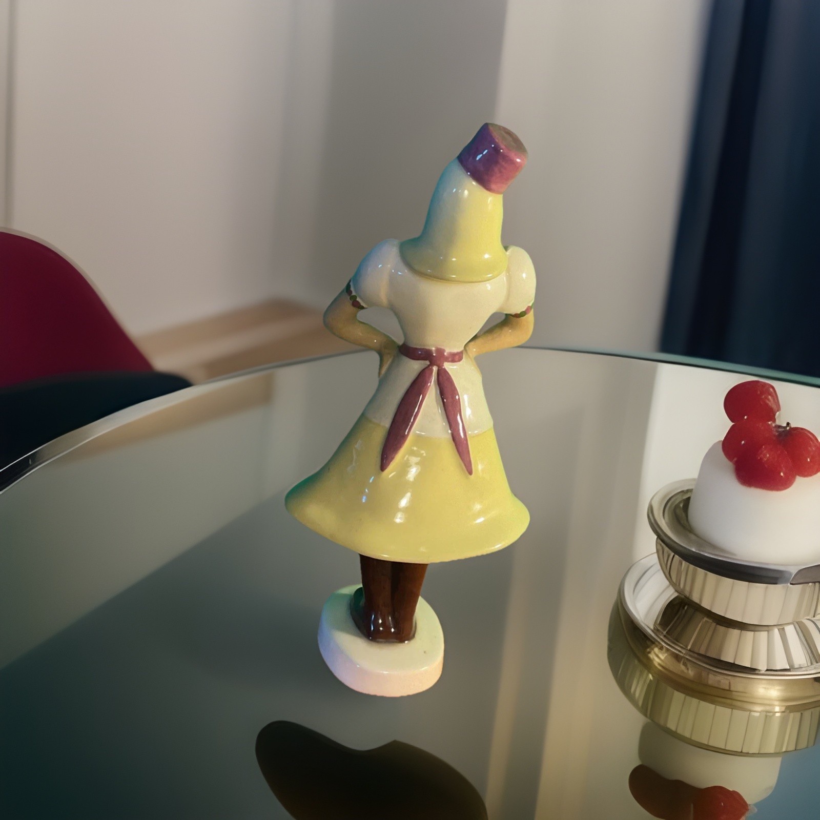 Yuna 31 #32 Hollohaza porcelain Figurine of a Woman in Hungarian Folk Atire