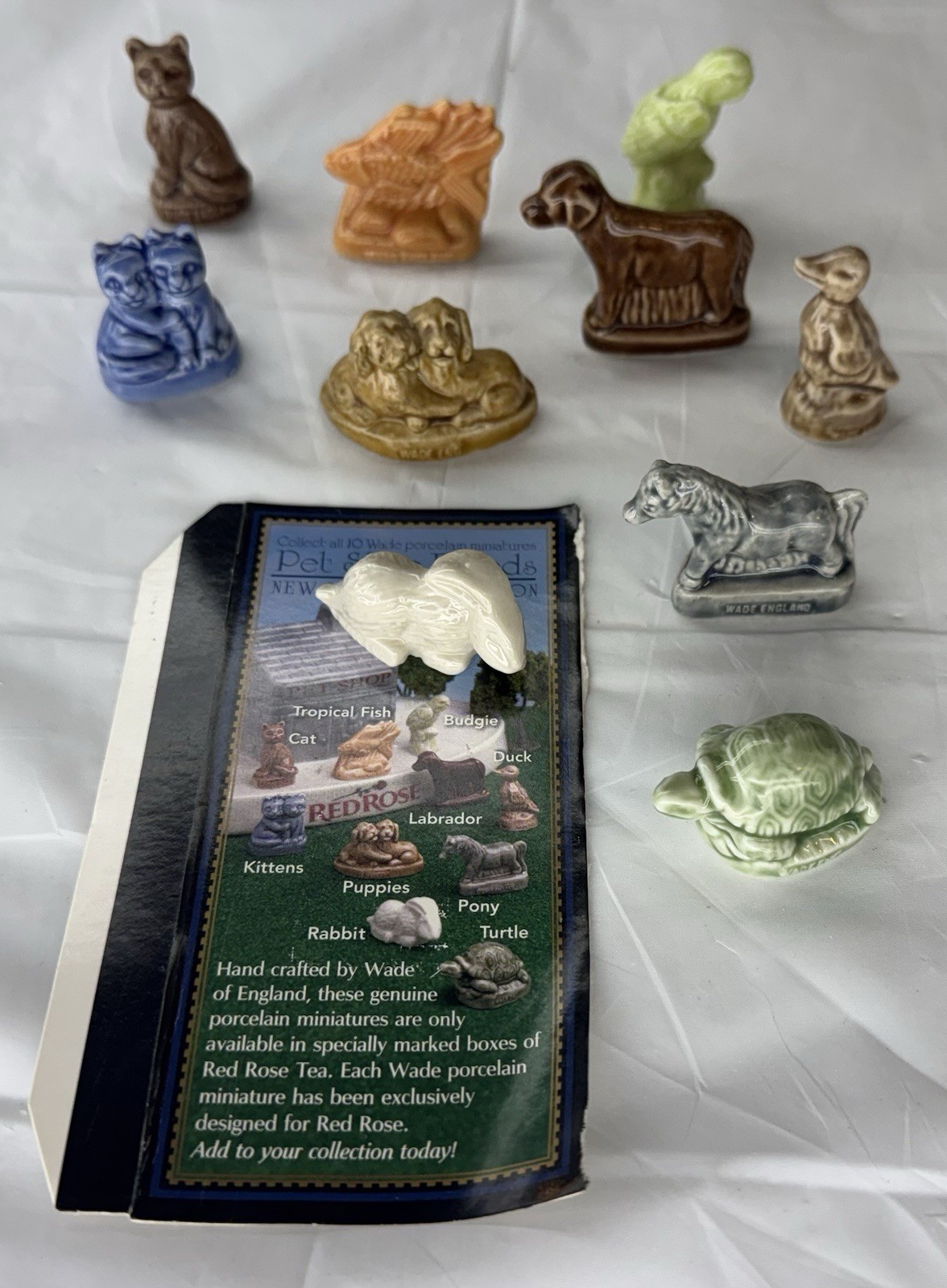 Wades Pet Shop Freinds Complete Set NM -Mint ! Out of Factory Pouch.