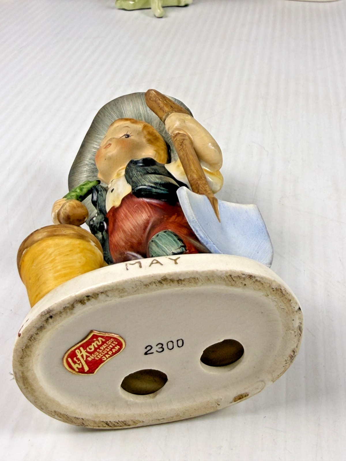 Vintage Lefton May Birthday Boy Figurine 2300 Japan