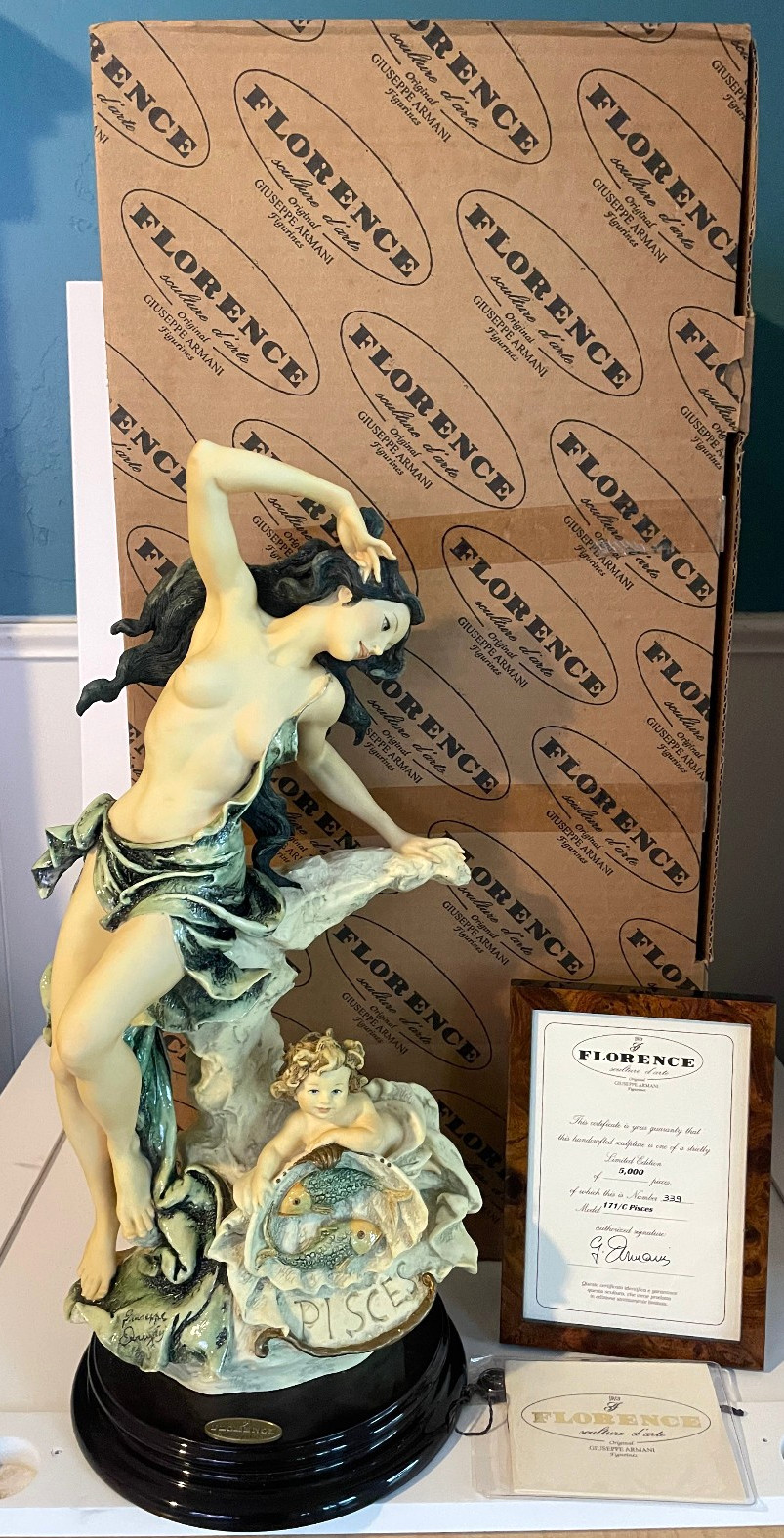 🔥BOXED! Giuseppe Armani “Pisces” Limited Edition #339 out of 5,000