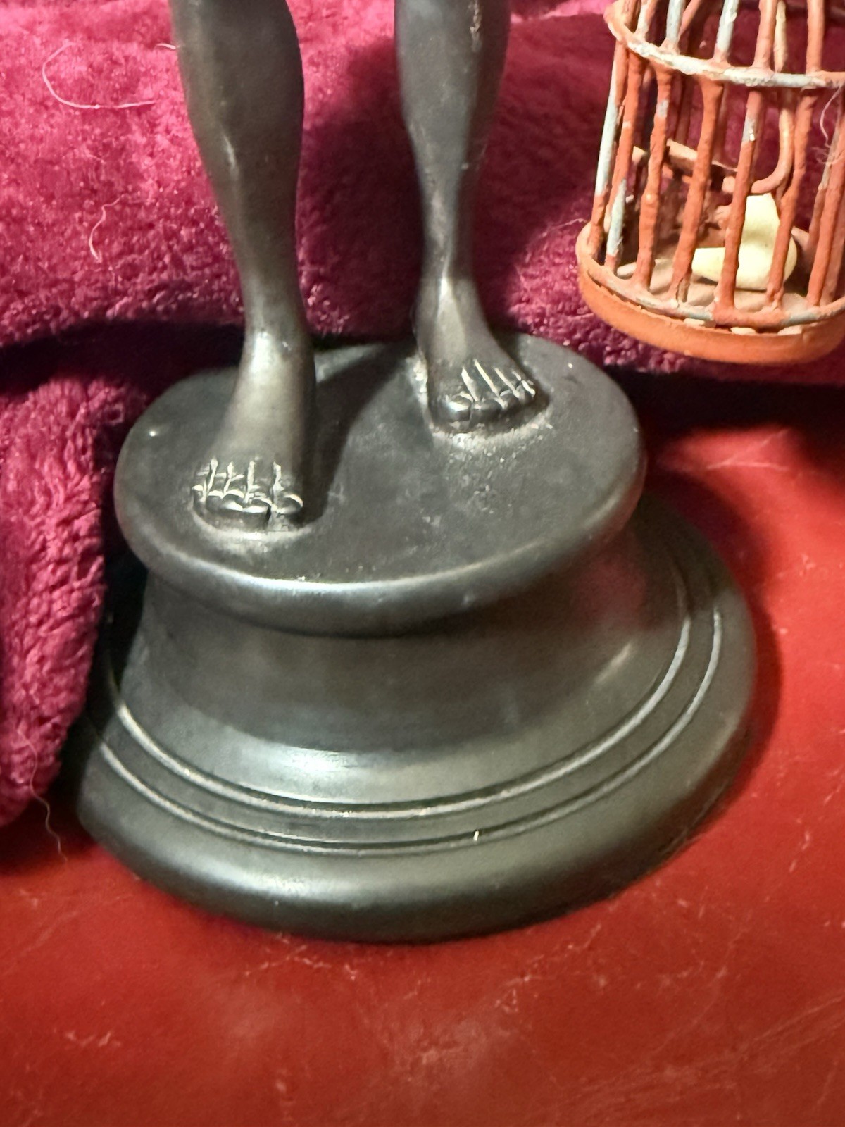 Antique Blackamoor Bronze Figurine, Incense Burner, Nubian Birdcage Seller