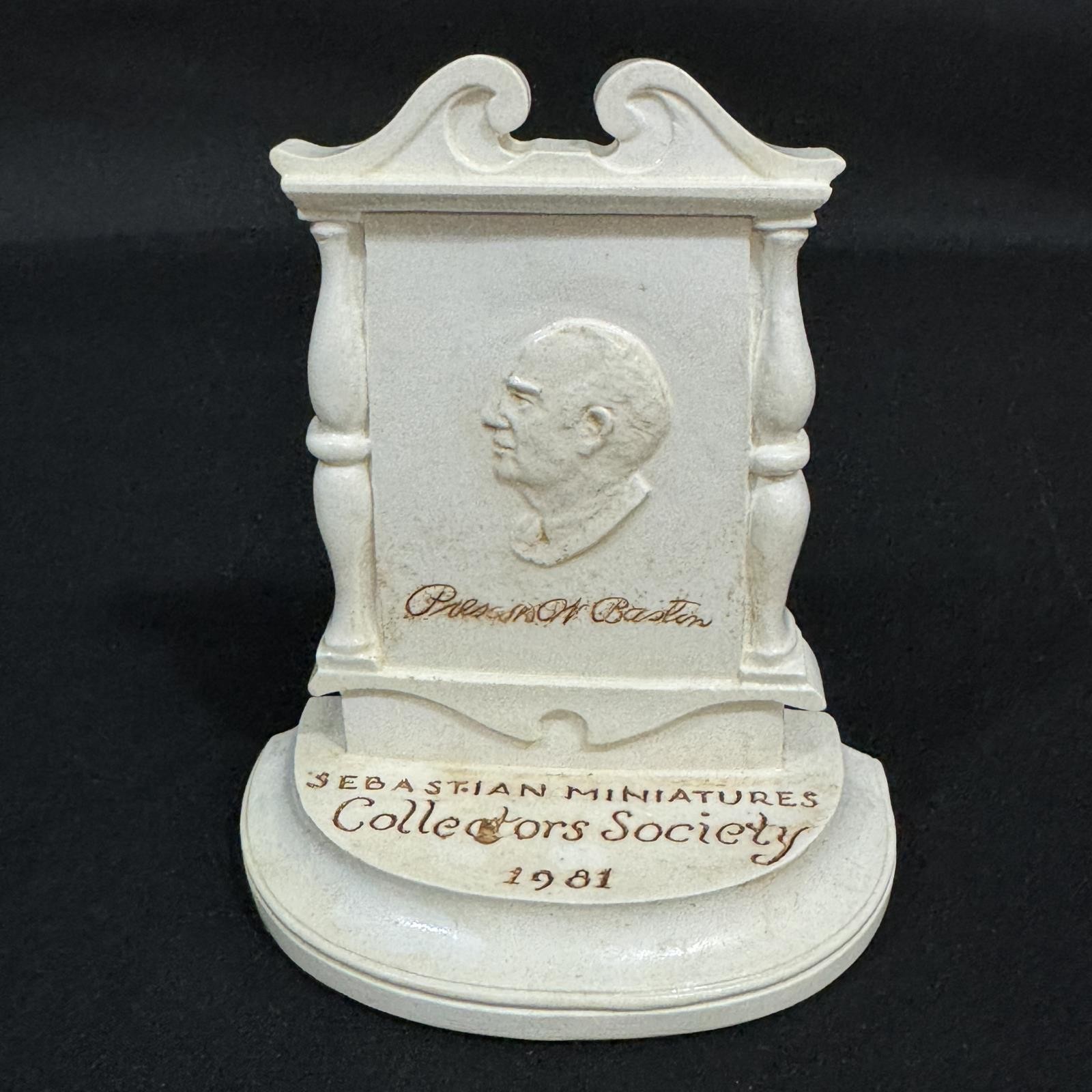 1981 Sebastian Miniatures Prescott W. Baston Figurine – Pre-Owned, As-Is