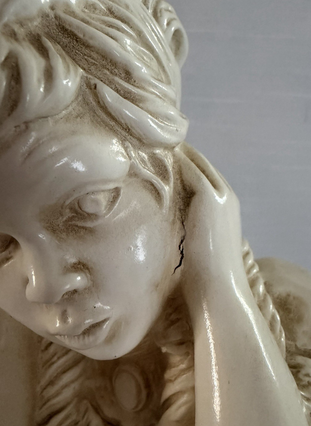 Vintage 1971 Universal Statuary Corp. Chicago “The Music Lesson” 136B 136G