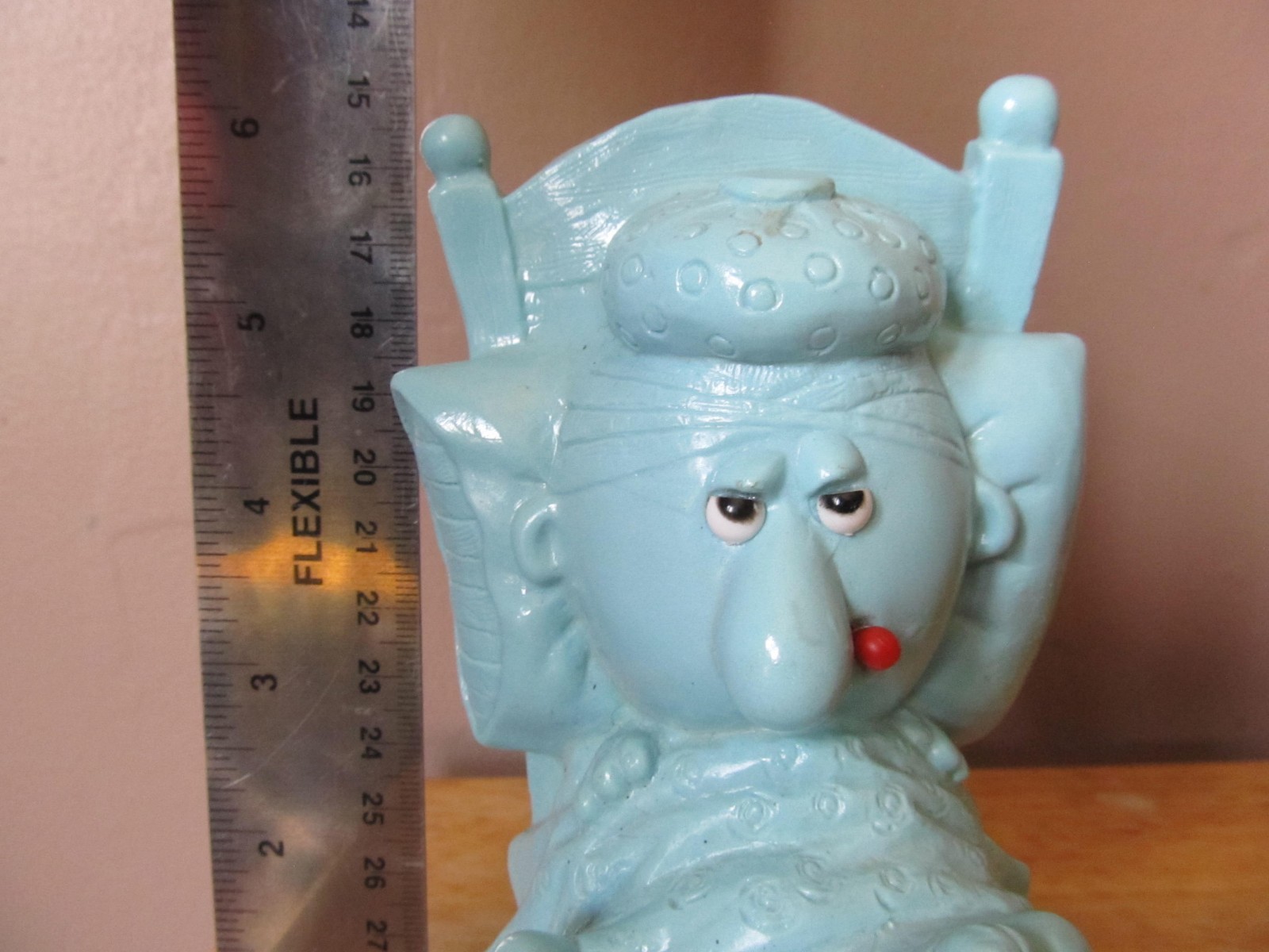 Vintage R & W Berries “Get Well Soon” Patient in Hospital Bed Figurine~#9048