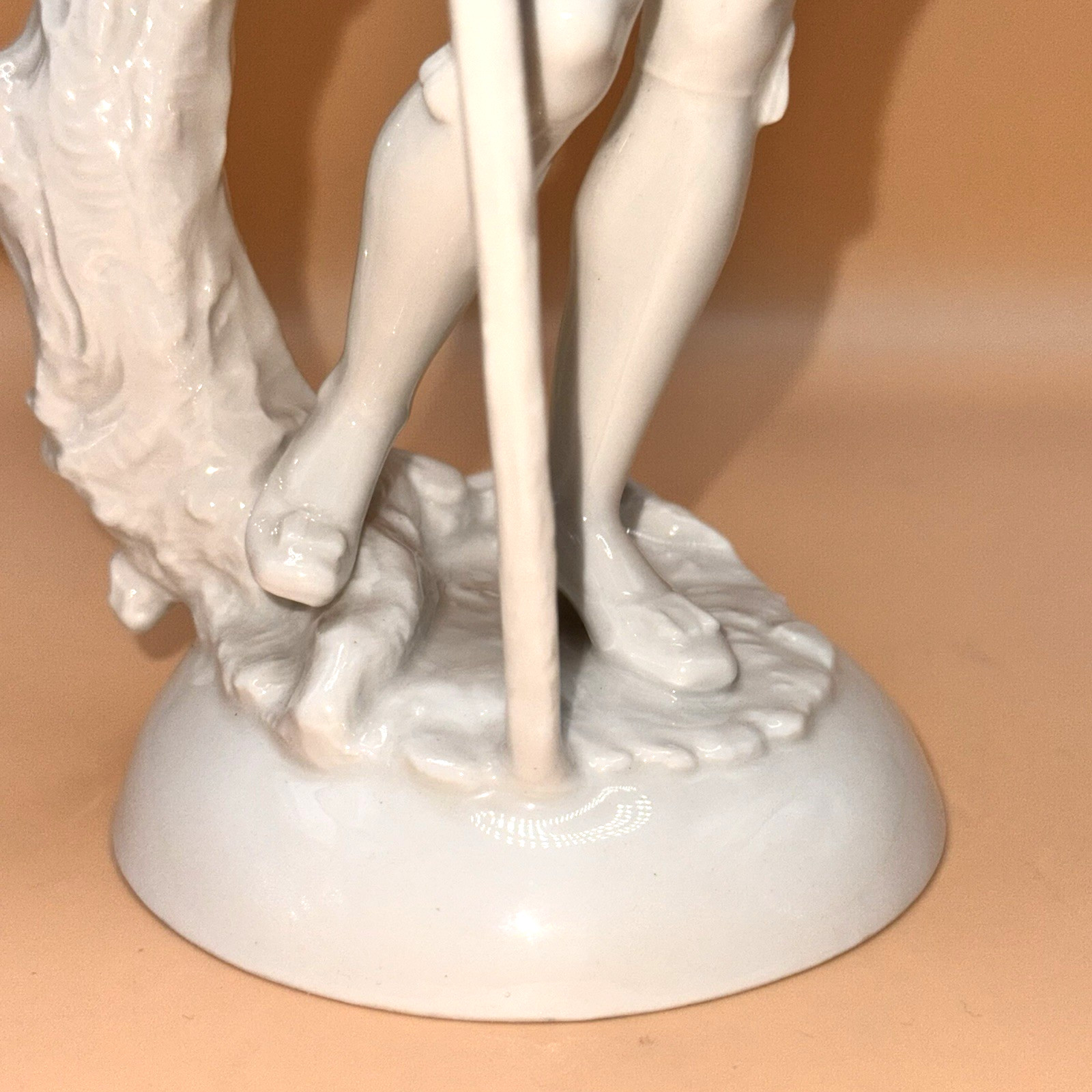Hutschenreuther Selb Carl Werner Man On Walking Stick Porcelain Figurine Germany