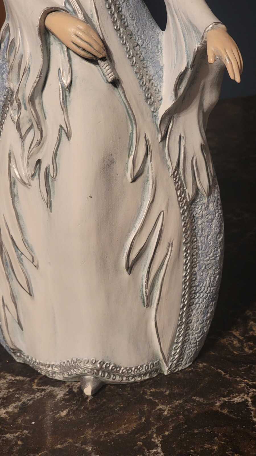 The Snow Queen – 16″ Hand Made Kiln Fired – Made In USA RARE – 1960s