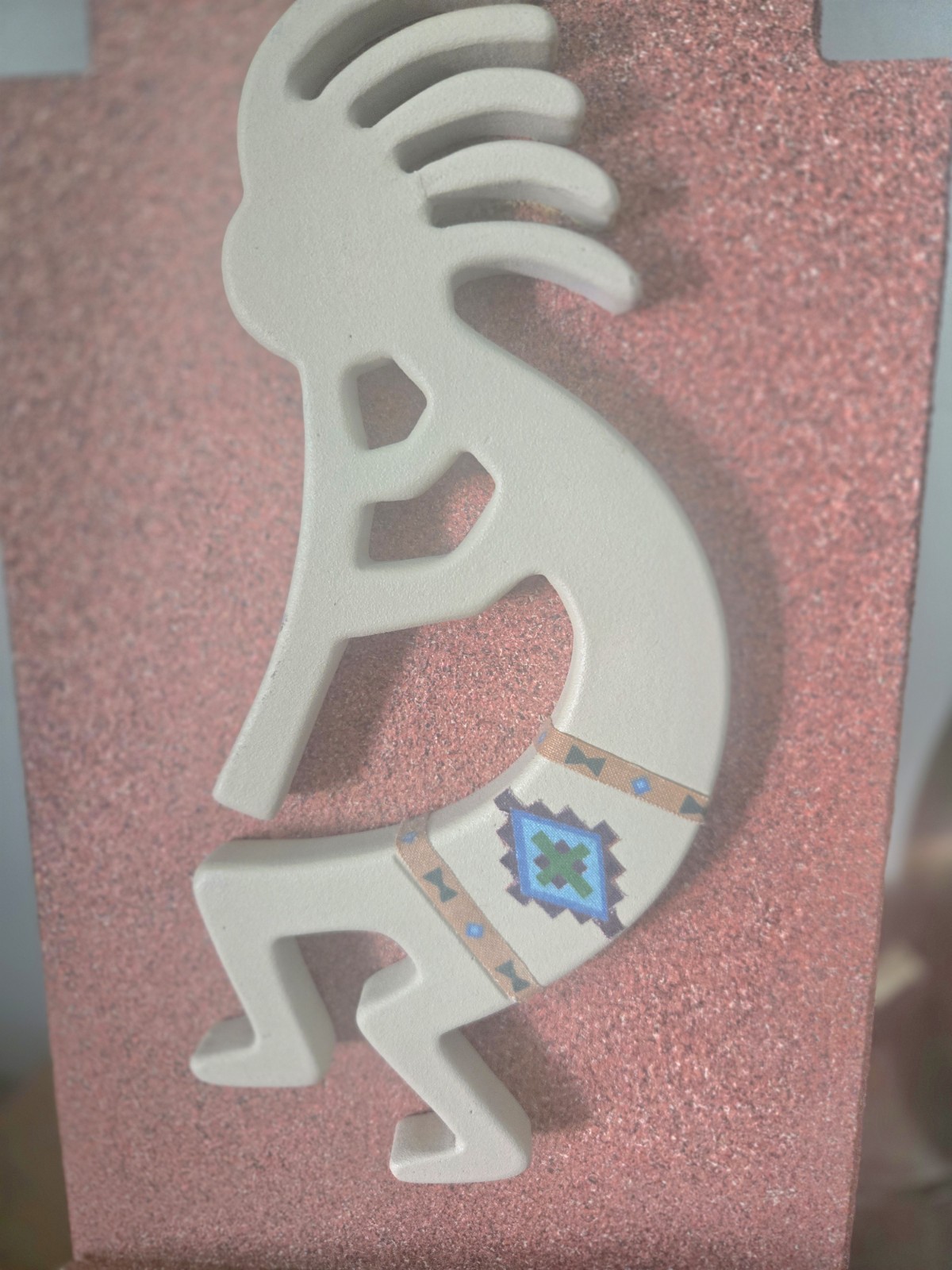Erik W. Sevilla Handmade Stone Kokopelli Figurine Southwestern Art 10″ Signed