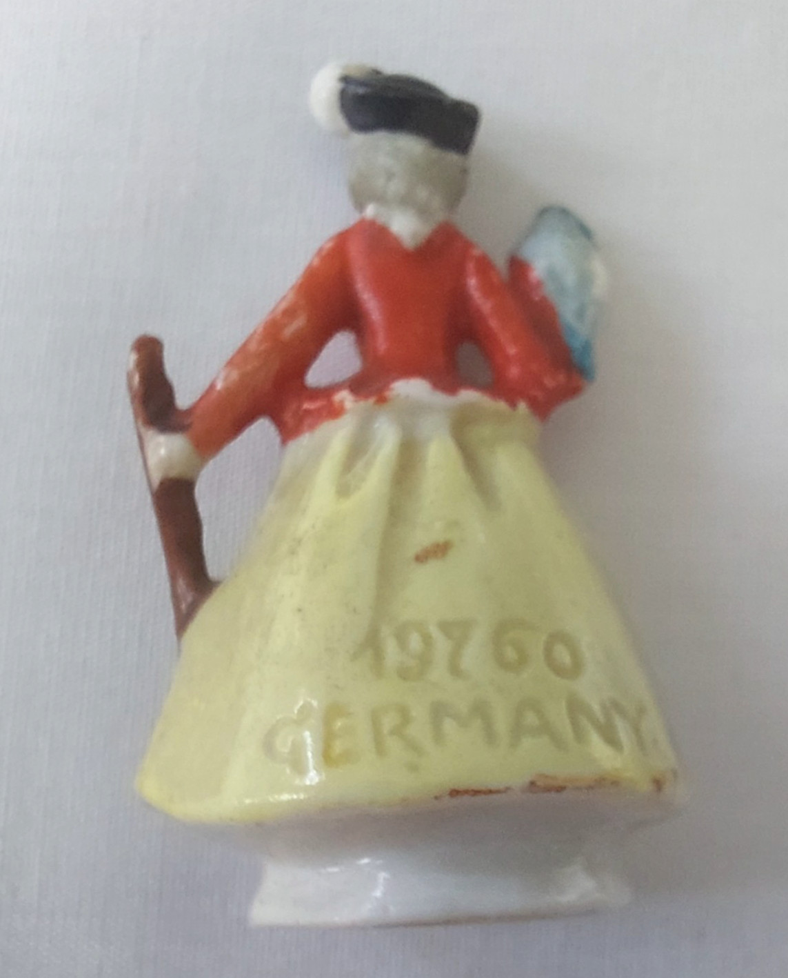 Lot 2 VTG Porcelain Figurines Victorian Man & Woman Japan Colonial Hand Painted