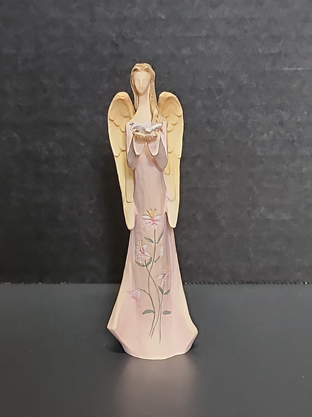 Eden’s Angels Angel Giftcraft #301208 Flowers Green Jewel Wings Peridot August