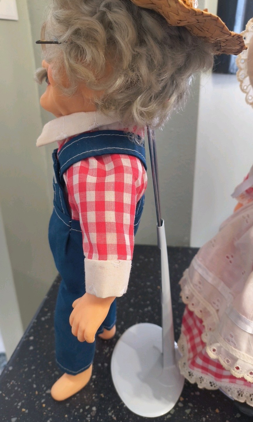 The Farmers Grandma And Grandpa Dolls