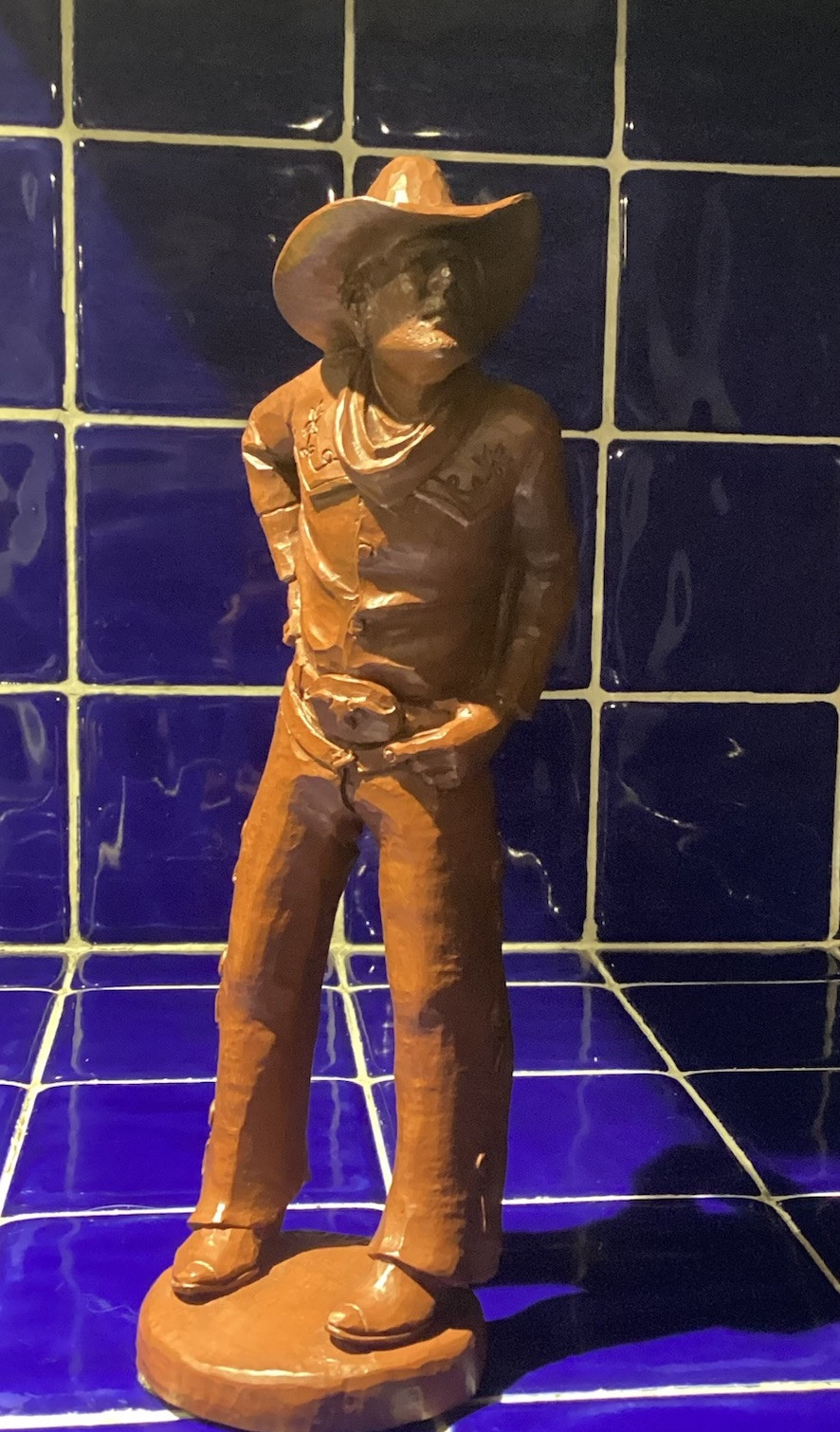 Red Mill Mfg Figurine- Rodeo Cowboy- Made In USA 1995- #416- 10.5”