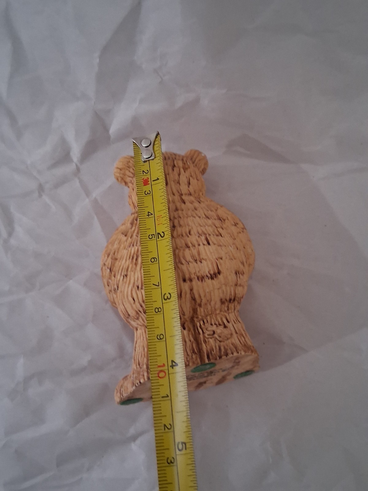 Handcrafted Dentist Bear Figurine with Toothbrush & DDS Tag