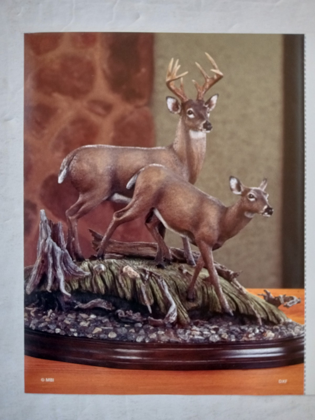 Danbury Mint “ON THE ALERT” Whitetail Deer Unused RESERVATION APPLICATION Form