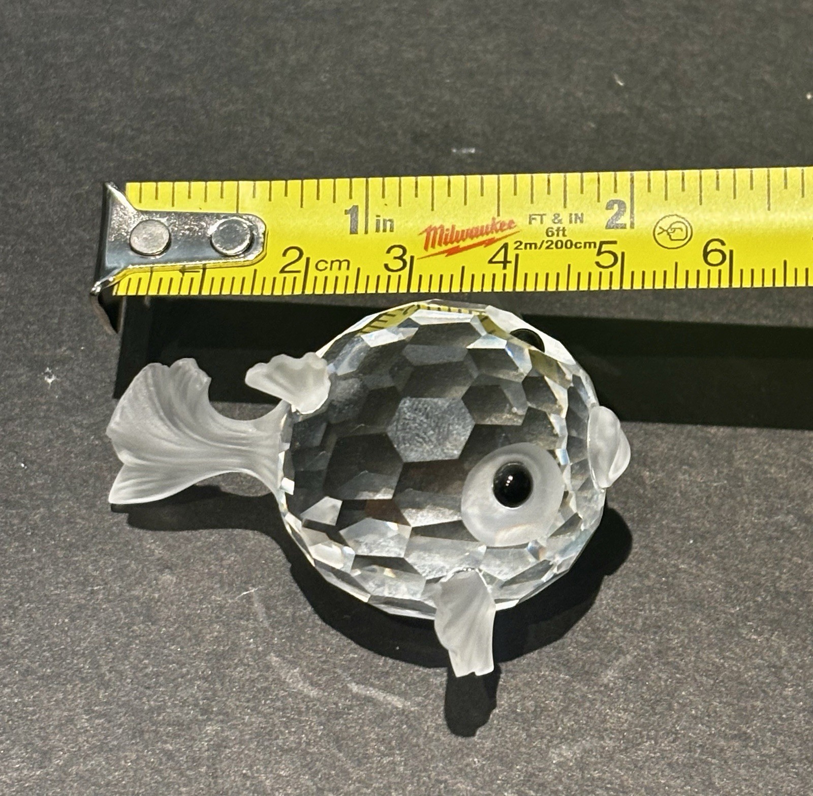 Swarovski Crystal Blowfish (Puffer Fish) 2.5 in L x 1.25in H MED – Unboxed MINT