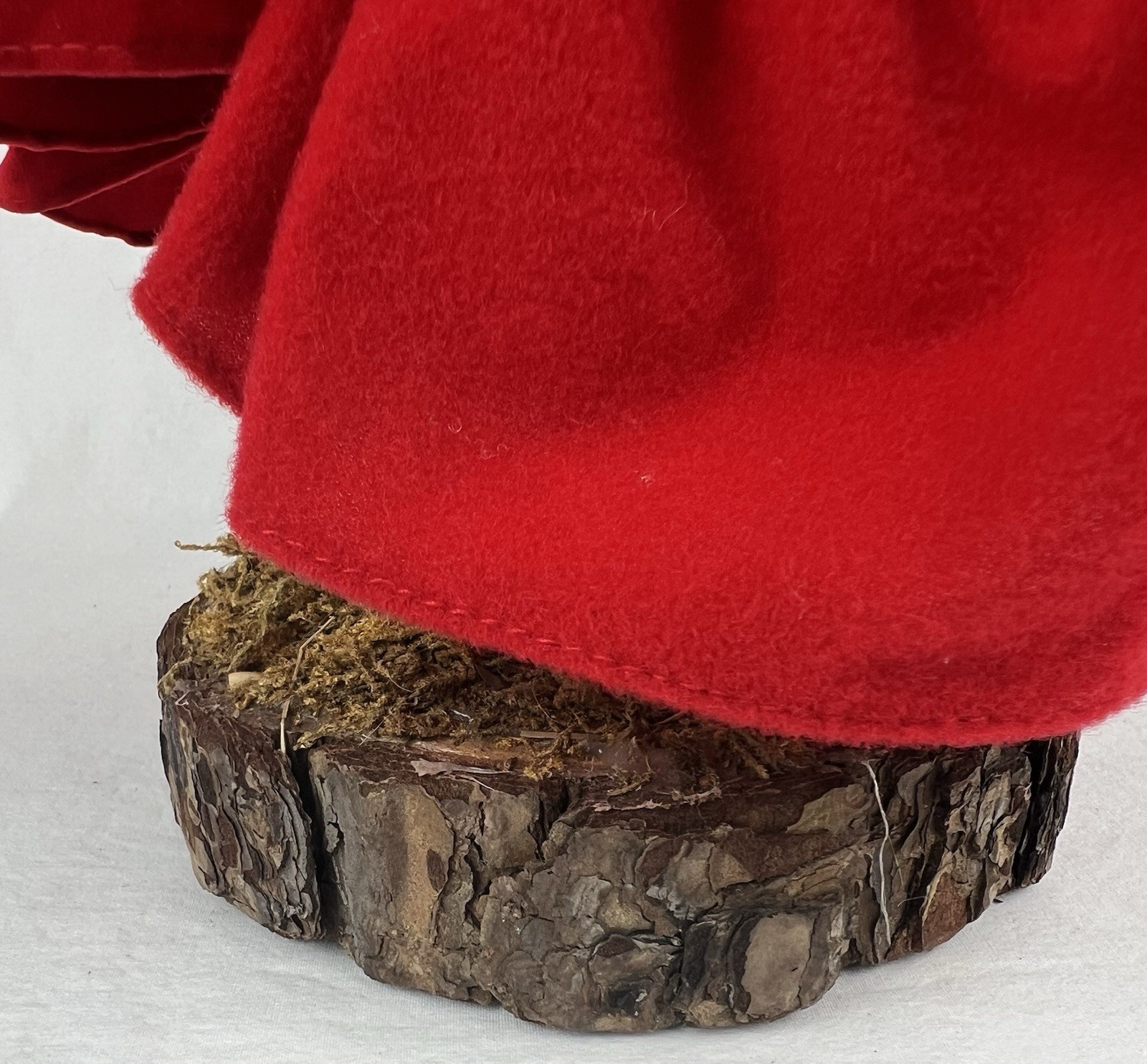 Vintage Silvestri Mama Bear and Baby Bear Folk Art Christmas Holiday Wood Base