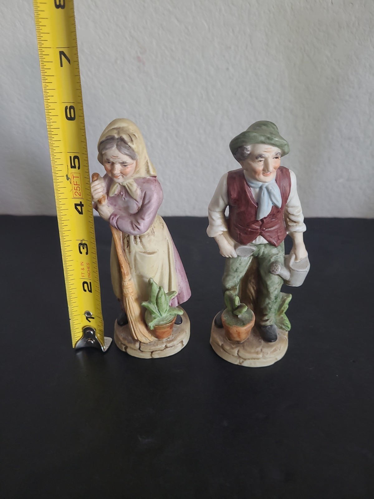 2 PC SET ARDCO FINE QUALITY DALLAS COUPLE FIGURINES # C-2704 – 5.5 inch