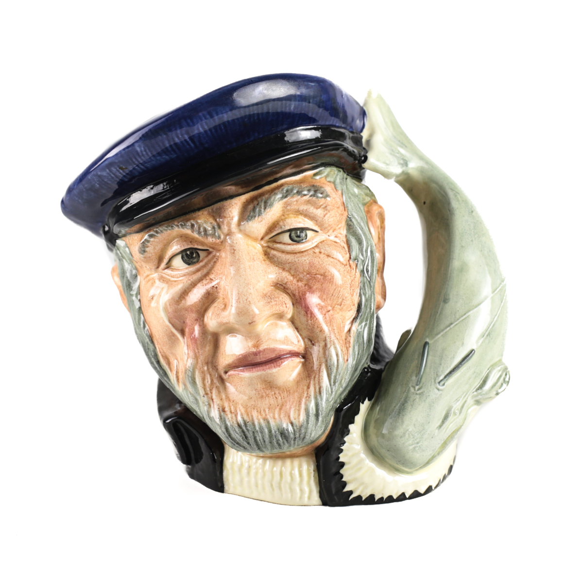 Royal Doulton Captain Ahab D6500 Large 7″ Toby Jug, Moby Dick 1959-1984