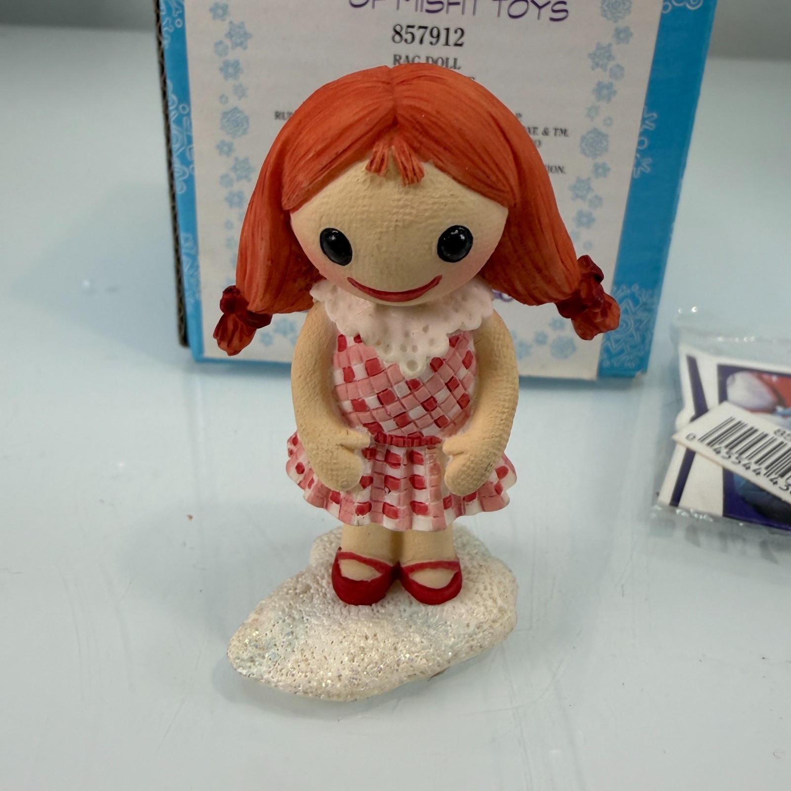 Rudolf And The Island Of Misfit Toys “Rag doll” 857912 Enesco Figure W/ Box