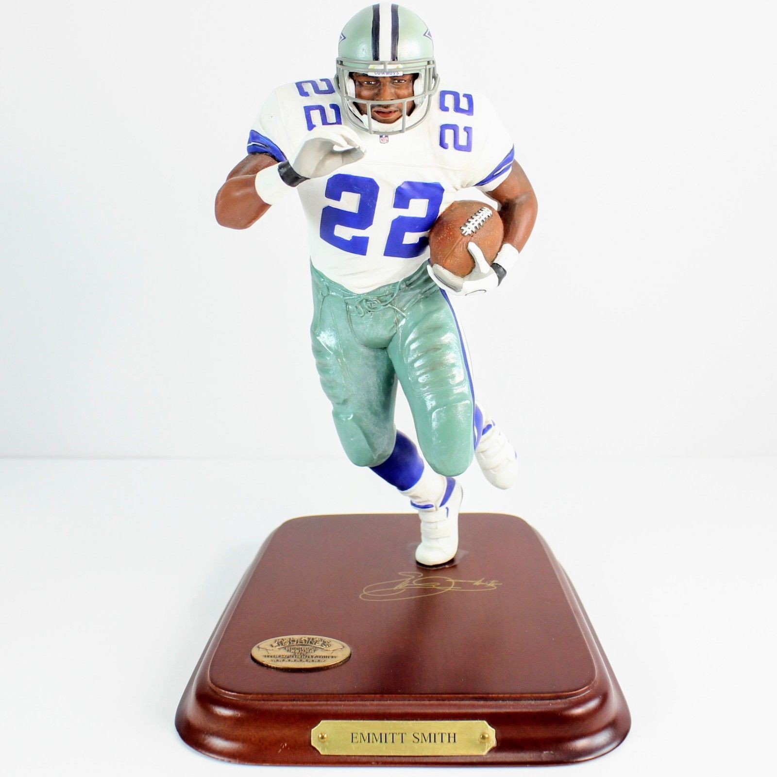 DANBURY MINT HOF EMMITT SMITH NFL DALLAS COWBOYS FIGURE FIGURINE *RARE*