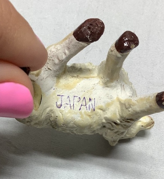 Vintage Collectible Nativity Sheep Figurines Made in Japan 2.5 inch