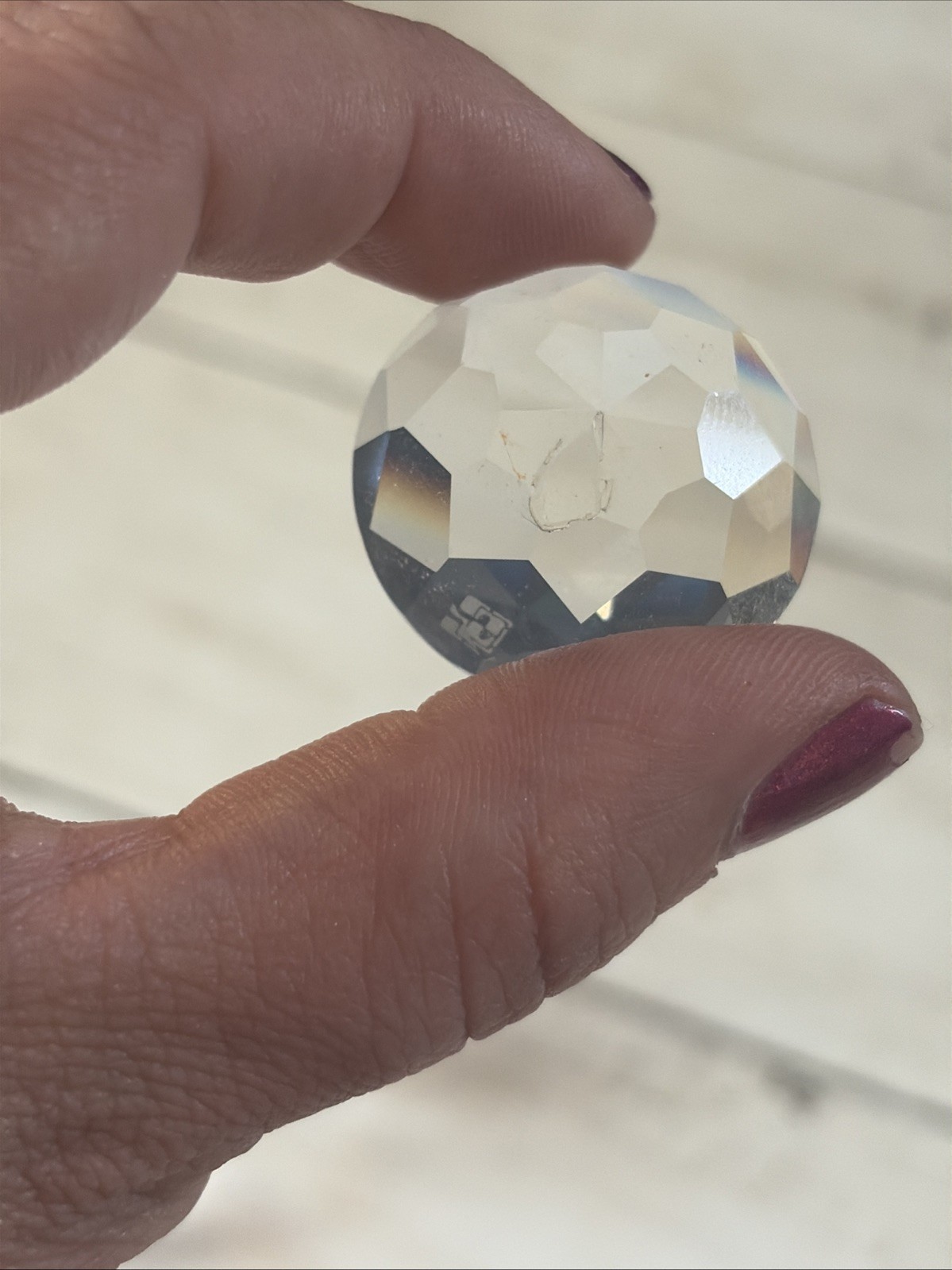 Swarovski Crystal Butterfly – Broken Apart AS IS Needs To Be Glued