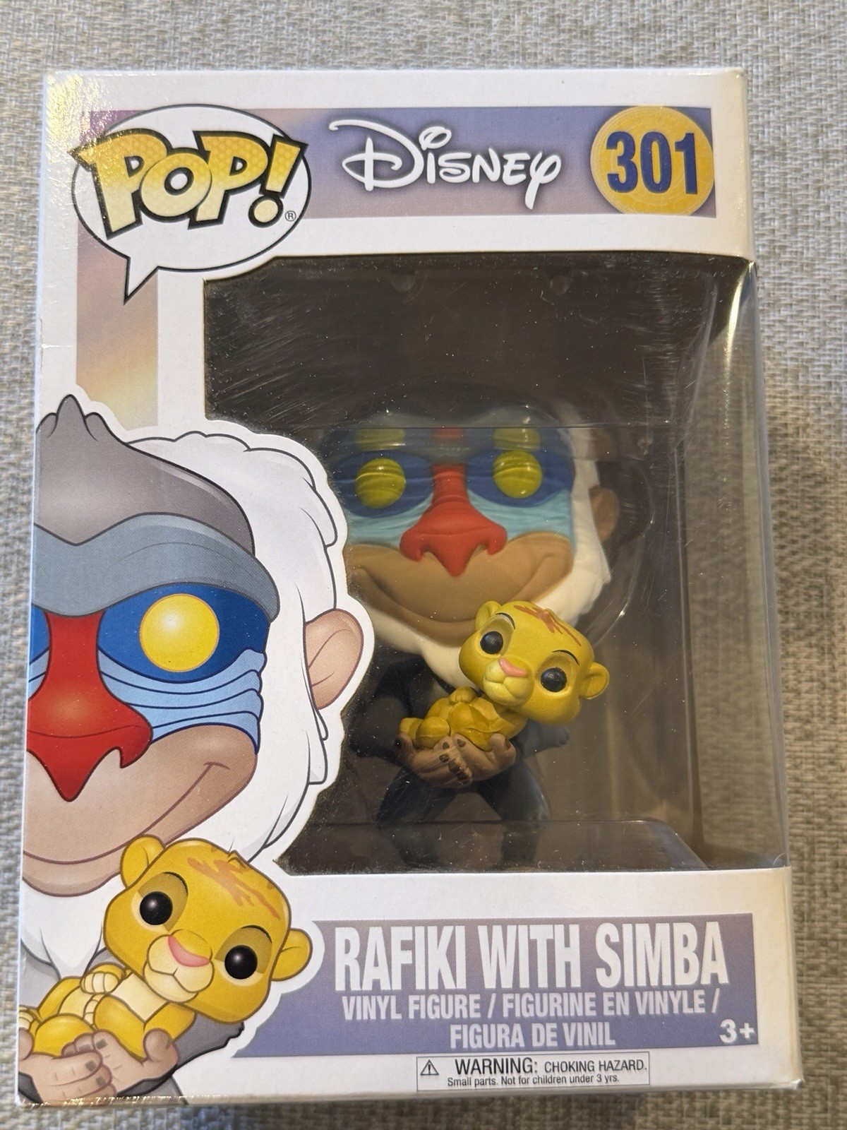 Funko Pop! Disney The Lion King Rafiki with Simba #301 4″ Vinyl Figure