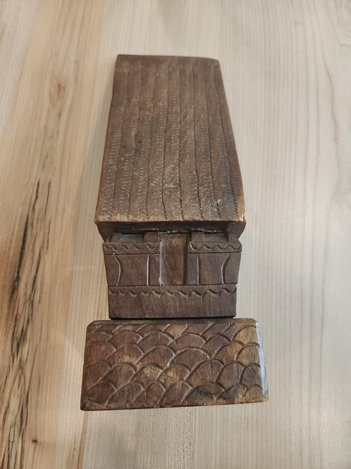 Vintage 12″ Wood Carving. Estate Find