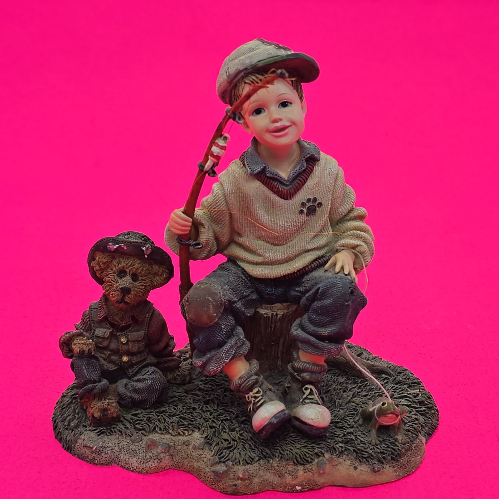 Boyds Time is but the Stream Fishing Michael & Thayer Yesterdays Child #3552