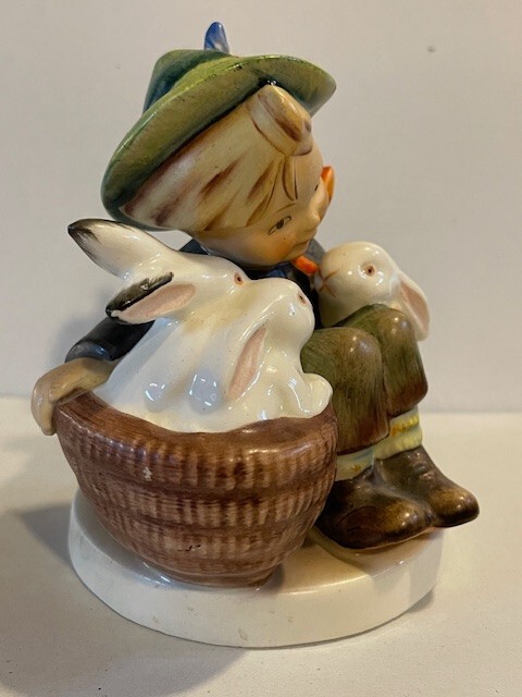 Hummel “Playmates” Boy with Bunnies Figurine TML#2 #58/0. 1950-1959. $165.00