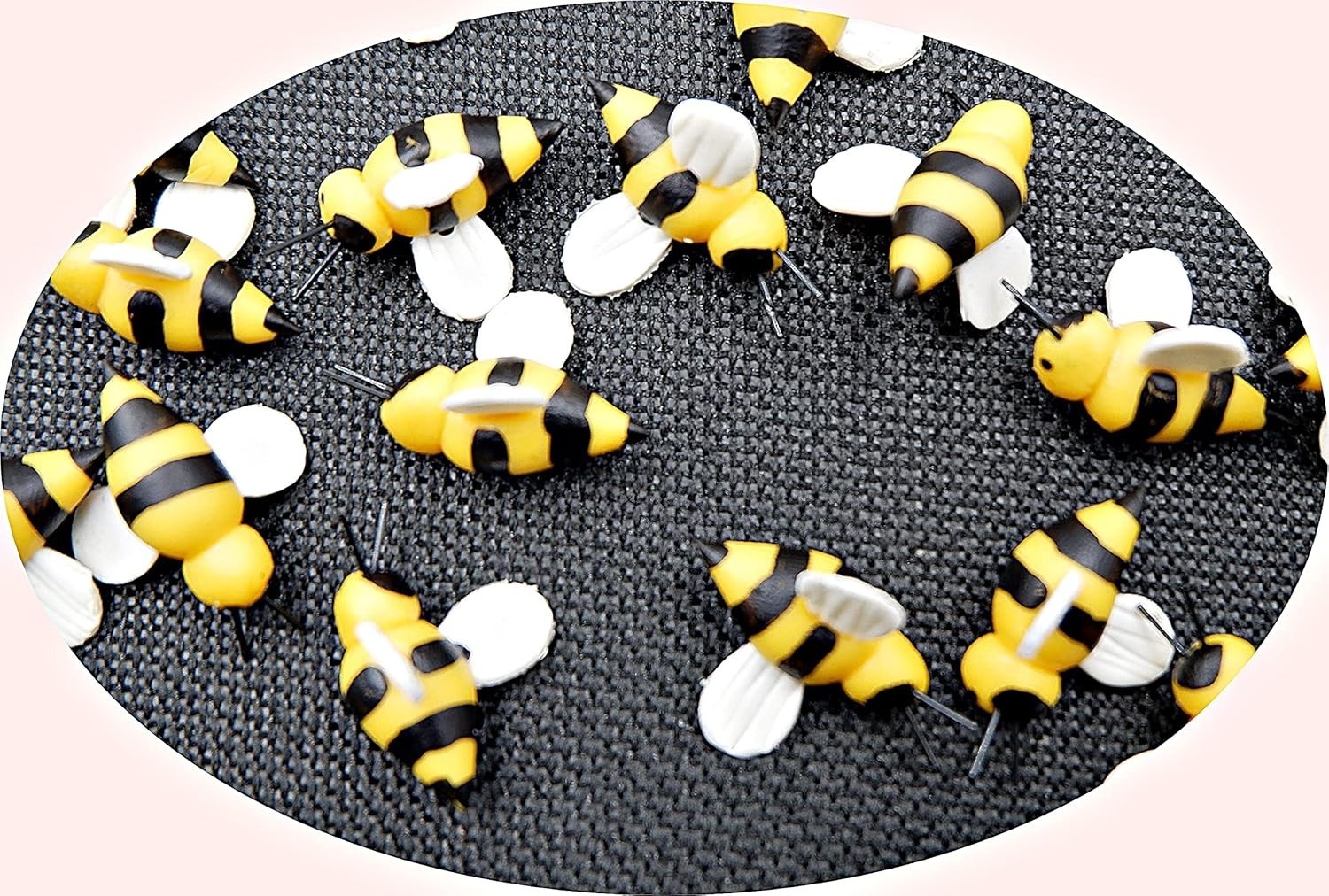 Mini Honeybee Figurines Set (12 Pieces) – Small Decorative Bee Accents for Gard